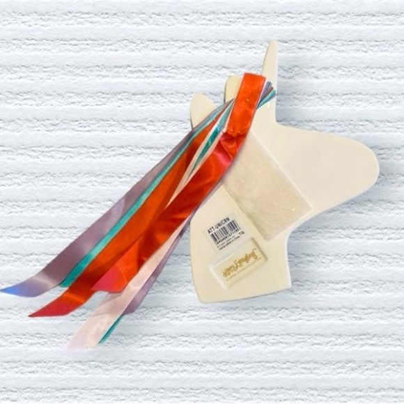 Coton Colors Happy Everything Unicorn W/Ribbon Hair Large Attachment - Picture 2 of 2
